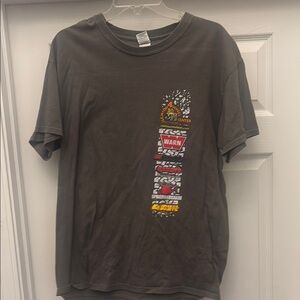 Men's Graphic T-Shirt in Dark Gray